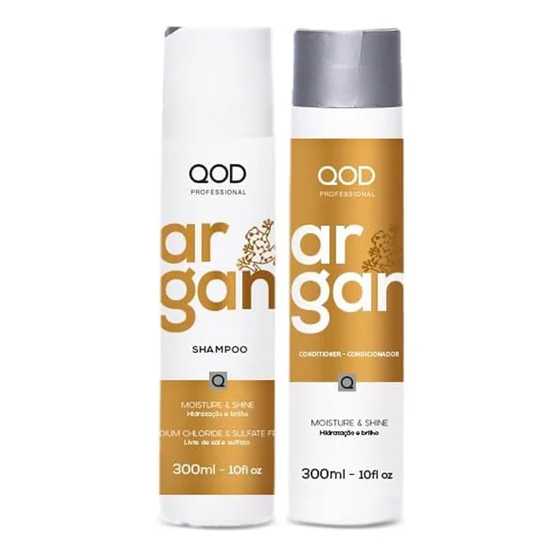 QOD Argan Professional Argan Shampoo & Conditioner Combo - 300ml