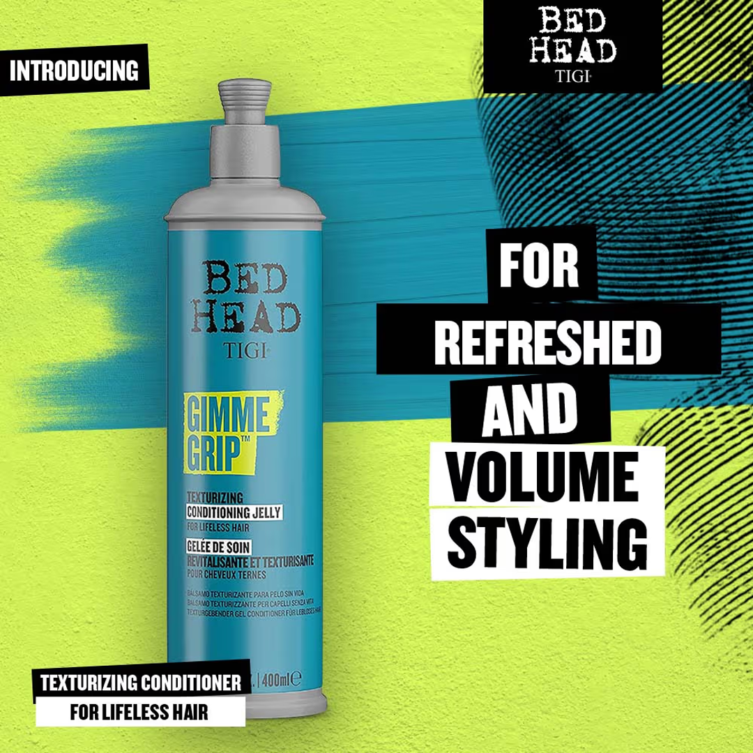 Bed Head TIGI Gimme Grip Texturising Conditioner for Hair Texture - 400ml