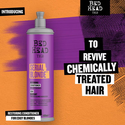 Bed Head TIGI Serial Blonde Conditioner for Damaged Blonde Hair - 400ml