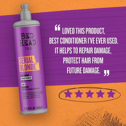 Bed Head TIGI Serial Blonde Conditioner for Damaged Blonde Hair - 400ml