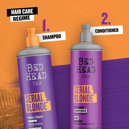 Bed Head TIGI Serial Blonde Purple Shampoo for Cool Blonde Hair - 400ml