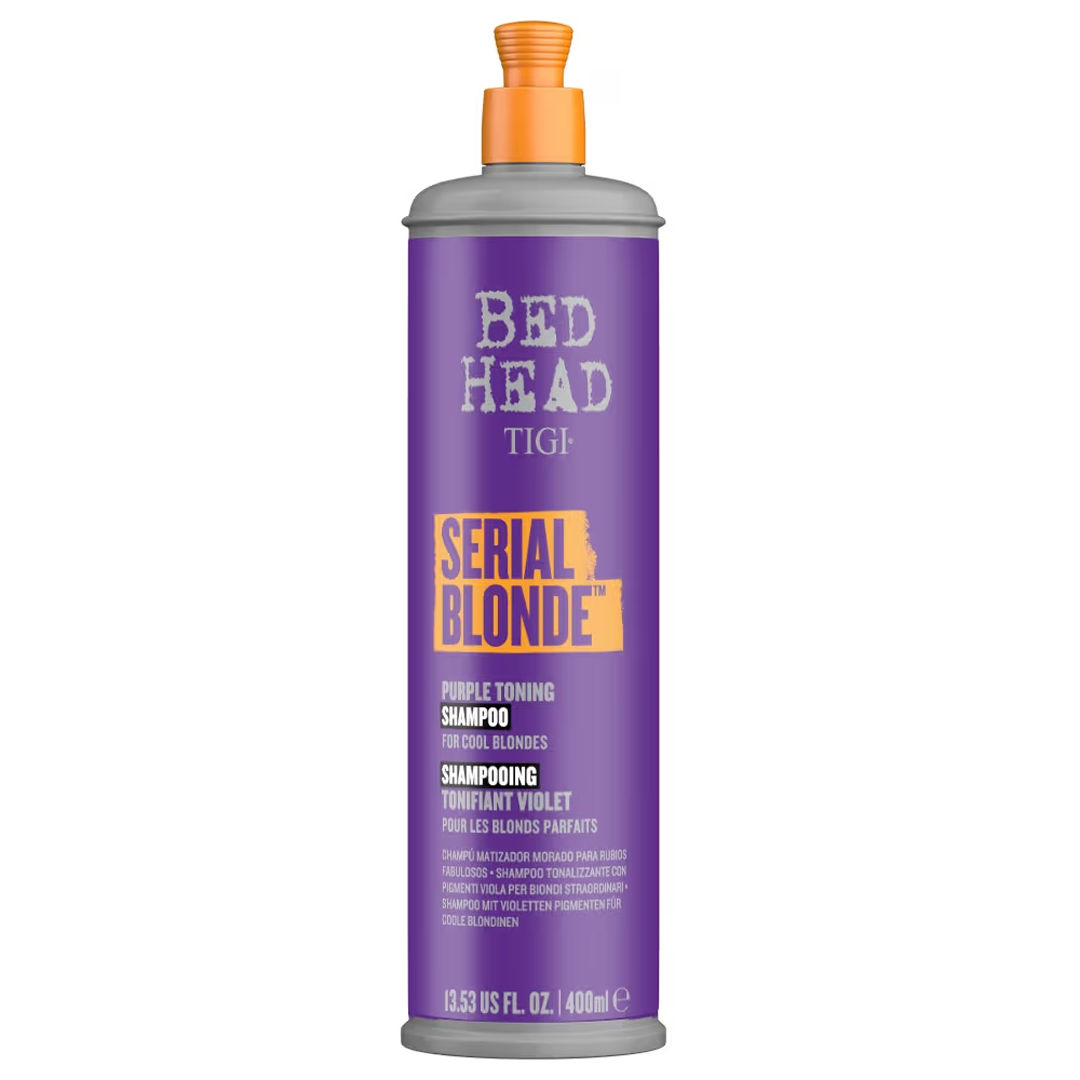 Bed Head TIGI Serial Blonde Purple Shampoo for Cool Blonde Hair - 400ml