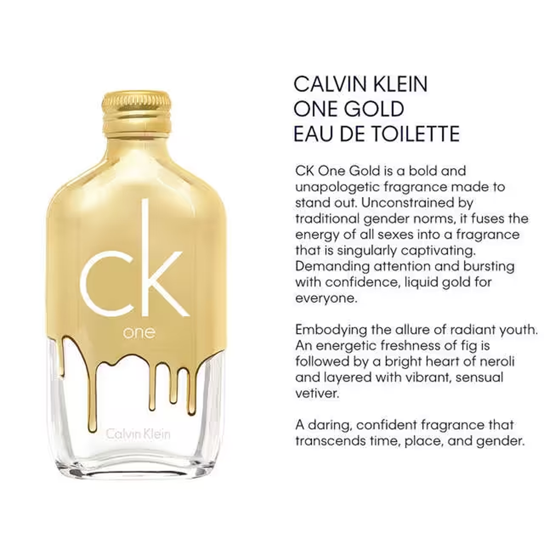Calvin Klein One Gold Eau De Toilette - 100ml