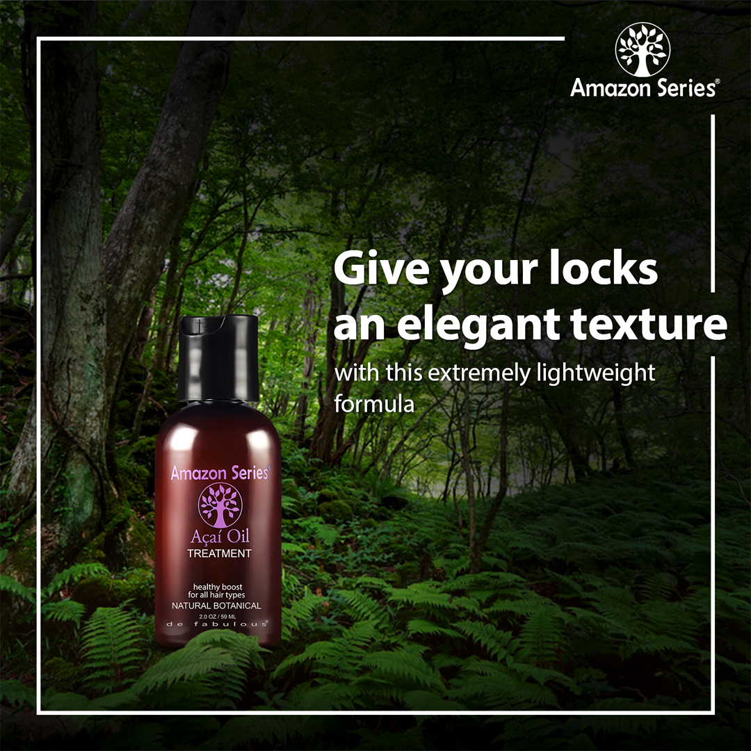 De Fabulous Amazon Series Acai Oil Anti-Frizz Hair Treatment - 59ml