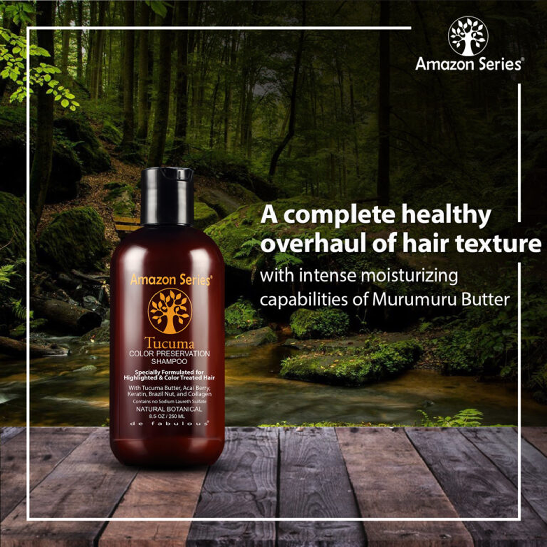 De Fabulous Amazon Series Murumuru Anti-Frizz Keratin Shampoo - 250ml