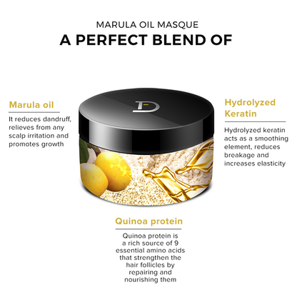 De Fabulous Marula Oil Sulphate-Free Miracle Repair Masque - 250ml