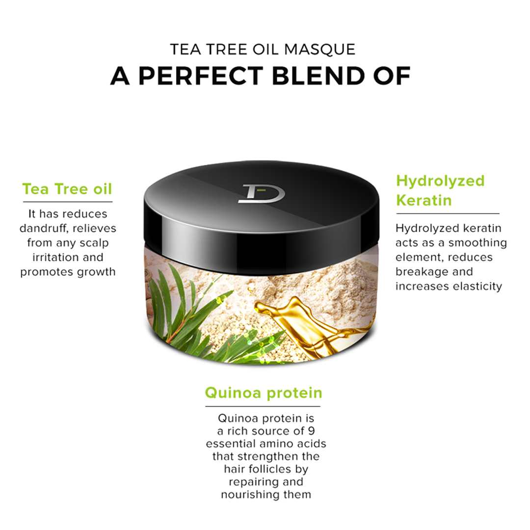 De Fabulous Tea Tree Oil All Hair Types Hair Masque - 250ml