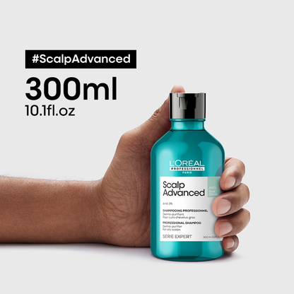 Loreal Professionnel Scalp Advanced Anti-Oiliness Dermo-Purifier Shampoo - 300ml