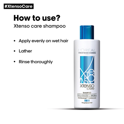 Loreal Professionnel XTenso Care Pro-Keratin+Incell Shampoo - 250ml