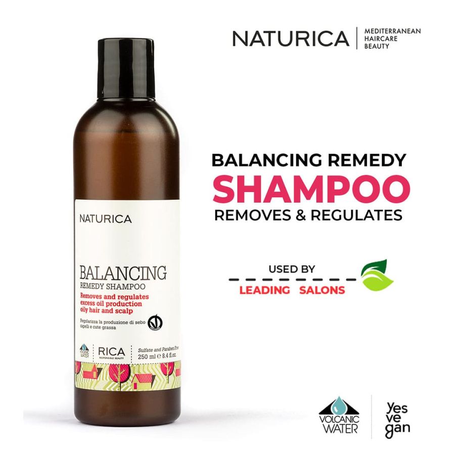 Naturica Balancing Remedy Shampoo for Sensitive and Dandruff Prone Hair and Scalp - 250ml