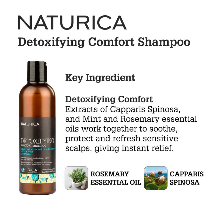 Naturica Detoxifying Comfort Scrub With Wheat Protein for All Type Hair - 200ml