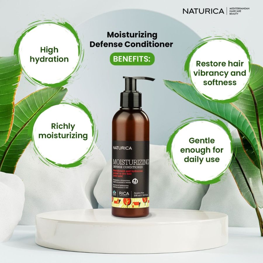 Naturica Moisturising Defense Conditioner for Dry & Frizzy Hair Nourishment - 200ml