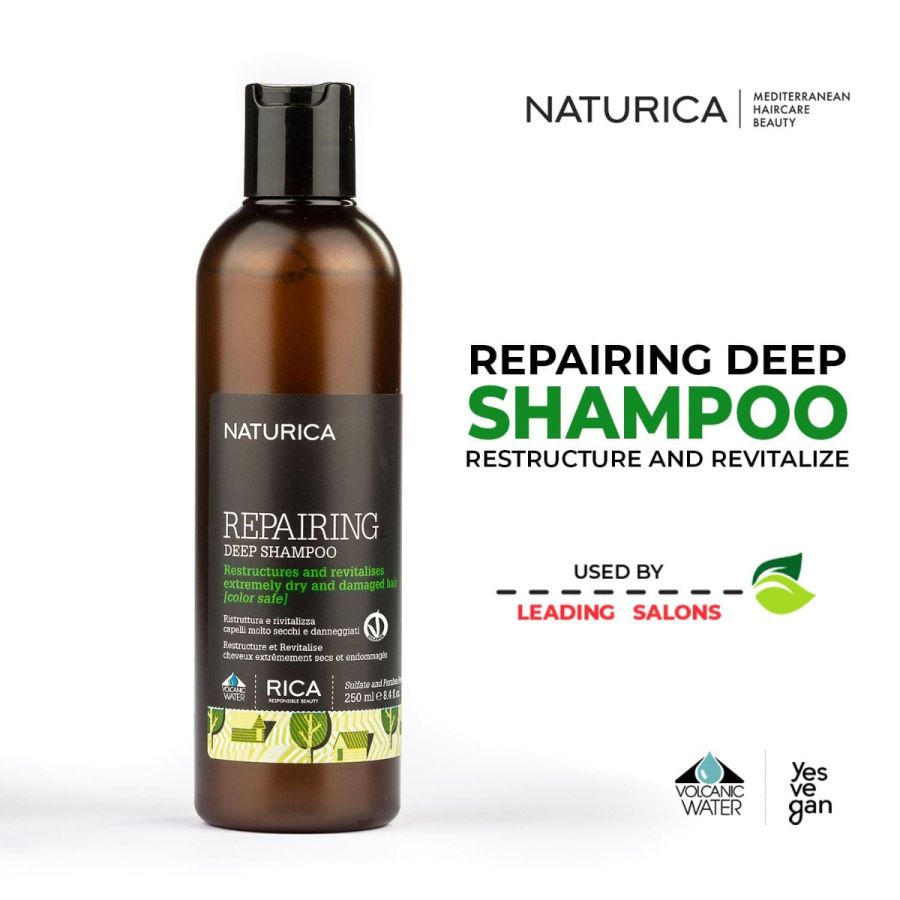 Naturica Repairing Deep Shampoo for Extremely Dry & Damaged Hair - 250ml