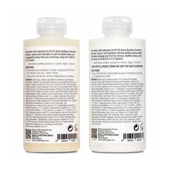 Olaplex No.4 + No.5 Daily Cleanse & Condition Duo Combo - 250ml