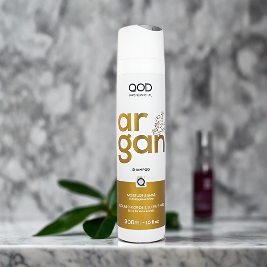 QOD Argan Professional Shampoo for Dry & Damaged Hair - 300ml