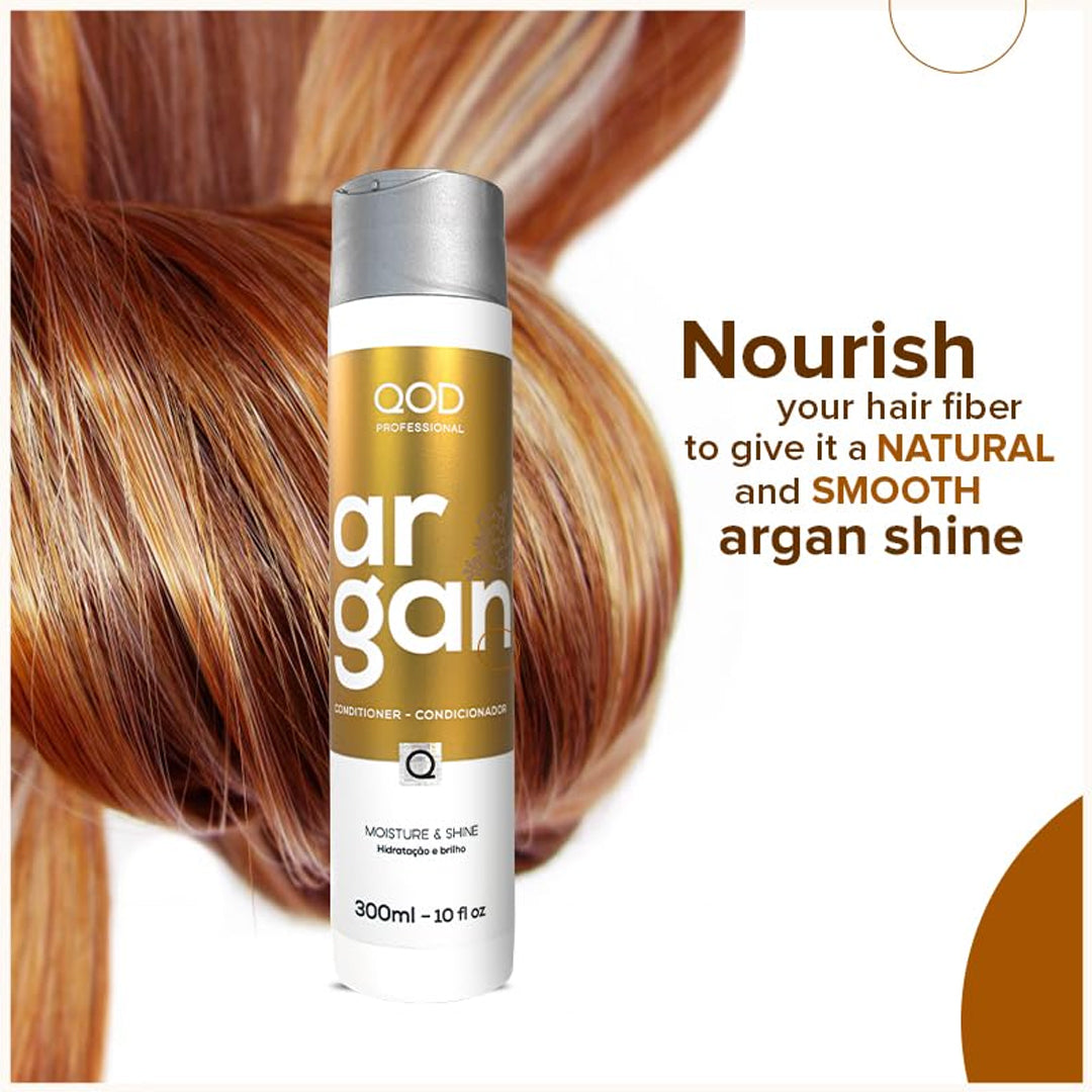 QOD Argan Professional Conditioner for Dry & Damaged Hair - 300ml