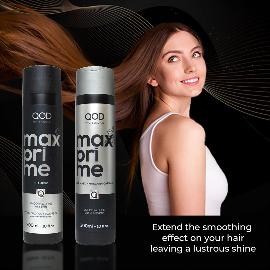 QOD MAX PRIME Professional After Treatment Shampoo & Hair Mask - 300ml