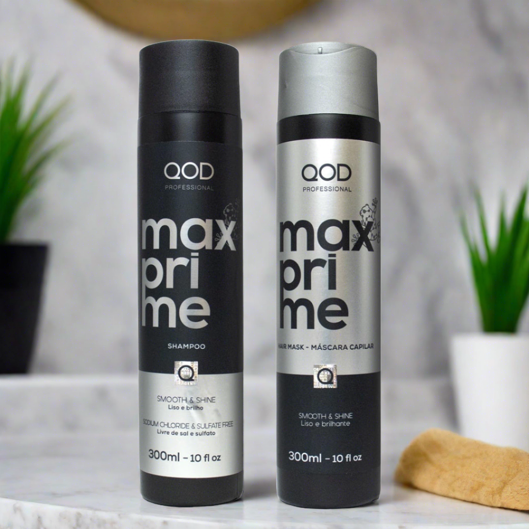 QOD MAX PRIME Professional After Treatment Shampoo & Hair Mask - 300ml