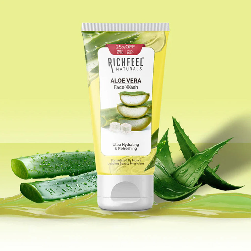 Richfeel Aloe Vera Face Wash - 100gms