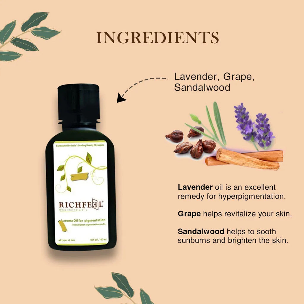 Richfeel Aroma Oil for Pigmentation - 100ml