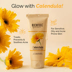 Richfeel Calendula Anti Acne Face Wash - 100gms