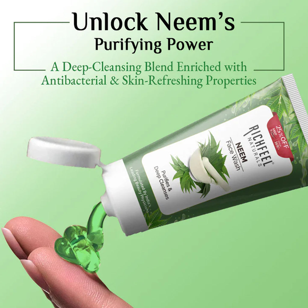 Richfeel Neem Face Wash - 100gms