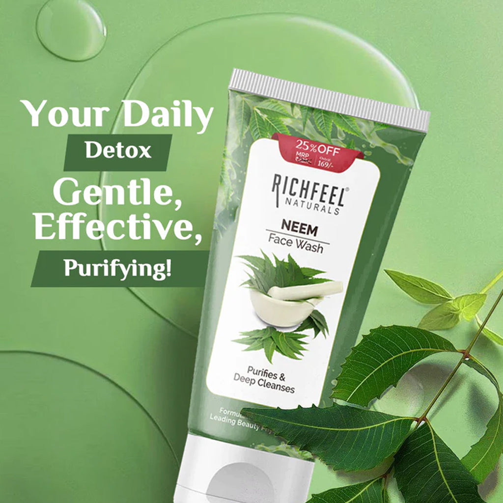 Richfeel Neem Face Wash - 100gms