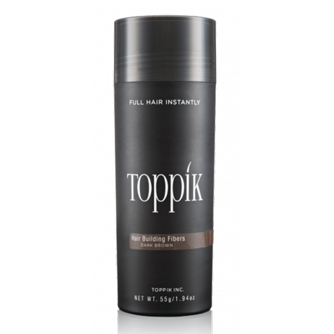 Toppik Hair Building Fibers Powder Dark Brown - 55gm