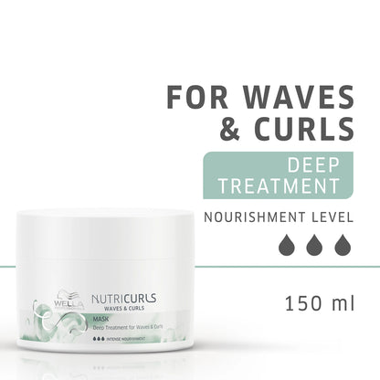 Wella Professionals NUTRICURLS Deep Treatment Mask for Waves and Curls 150ml